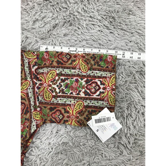 NWT Lularoe Monroe kimono S Paisley butterflies Black Fringe - Picture 8 of 8